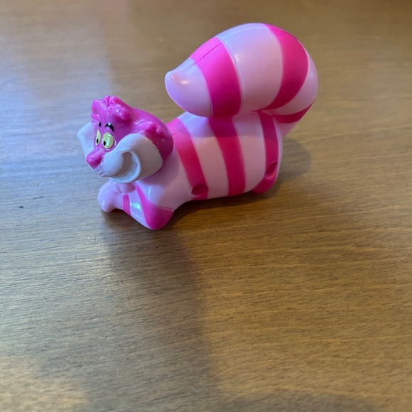 Disney Car Window Decal, Button, and Cheshire Cat Plastic Figurine - Picture 3 of 10